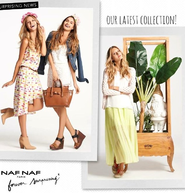 Каталог одежды Naf Naf официального сайта